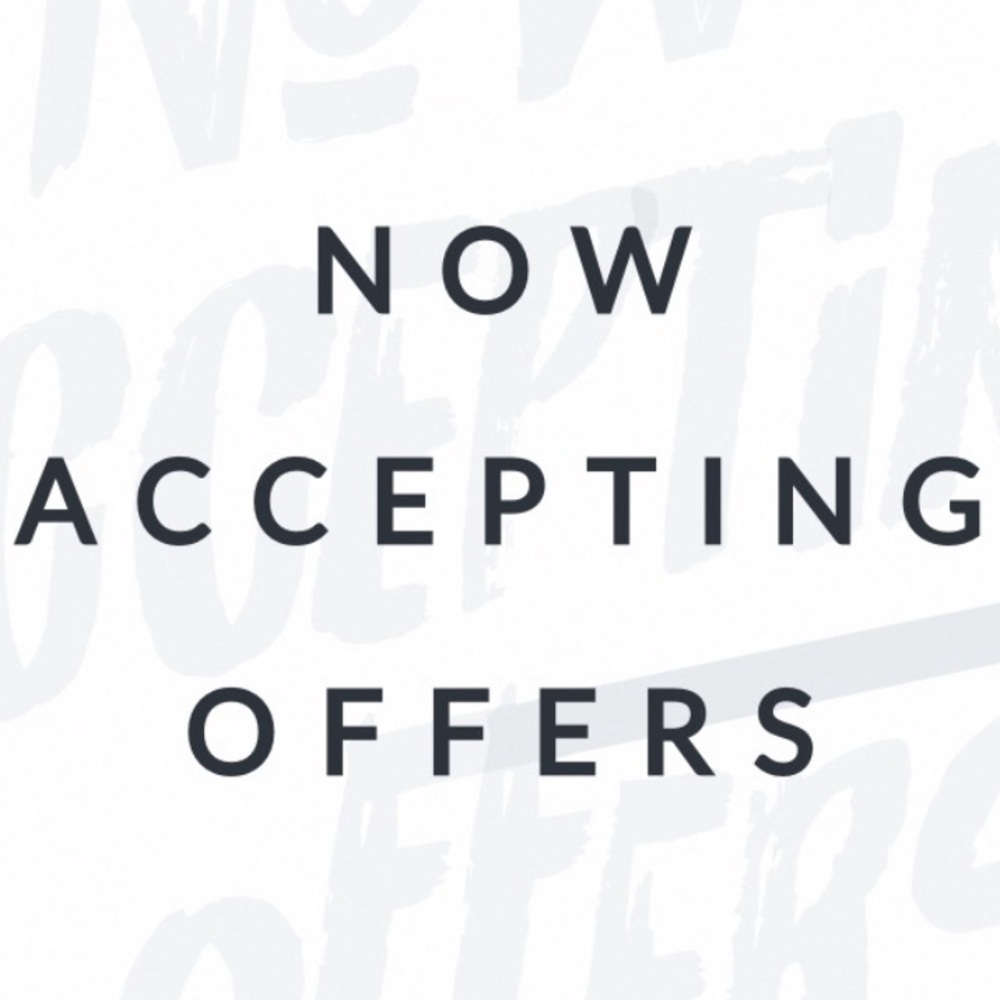Accepting offers!
